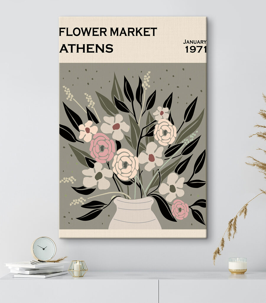 Mercado de flores Atenas — interior 3