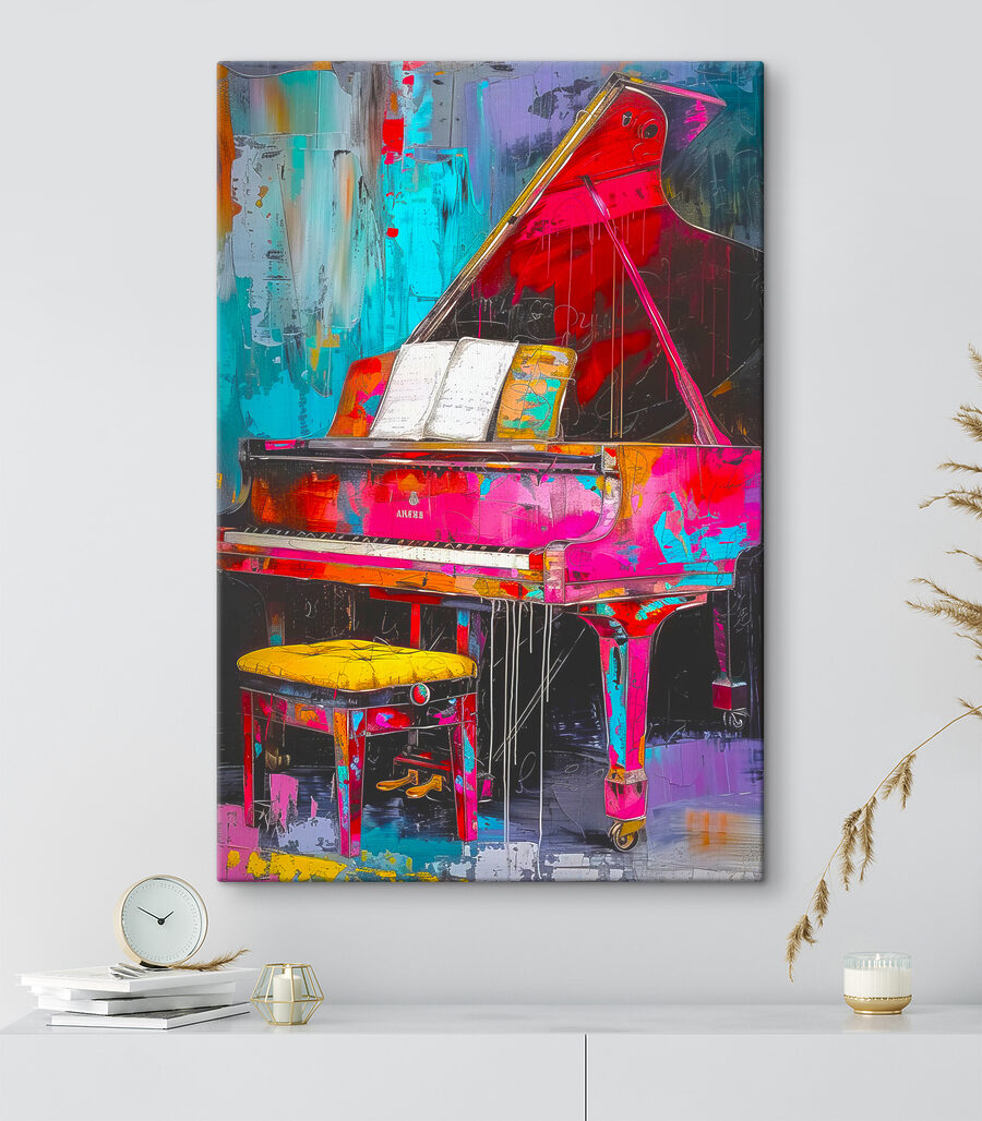 Piano entre pinceladas vivas — interior 3