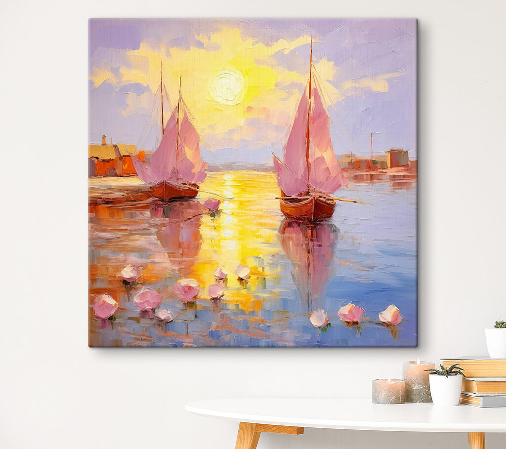 Navegar al atardecer — interior 1