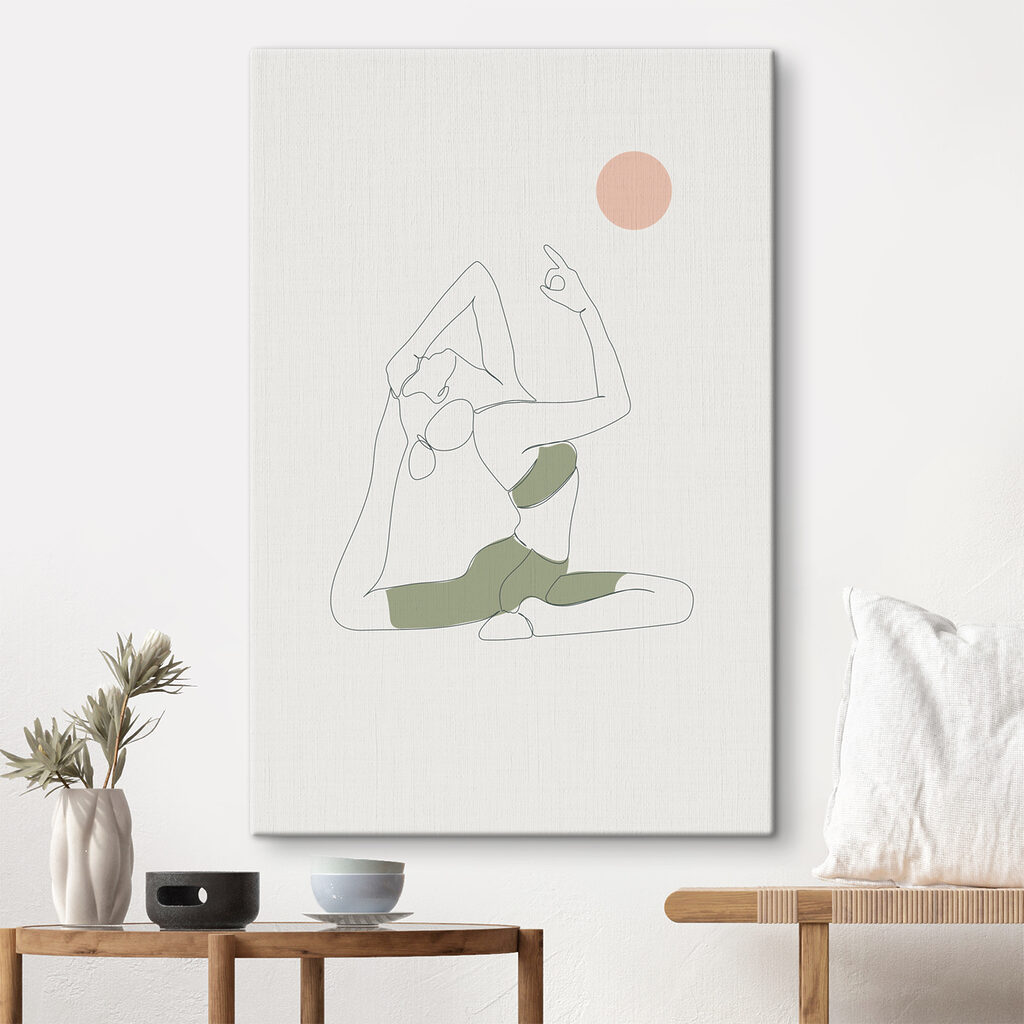 Estiramientos bajo sol rosa — interior 2