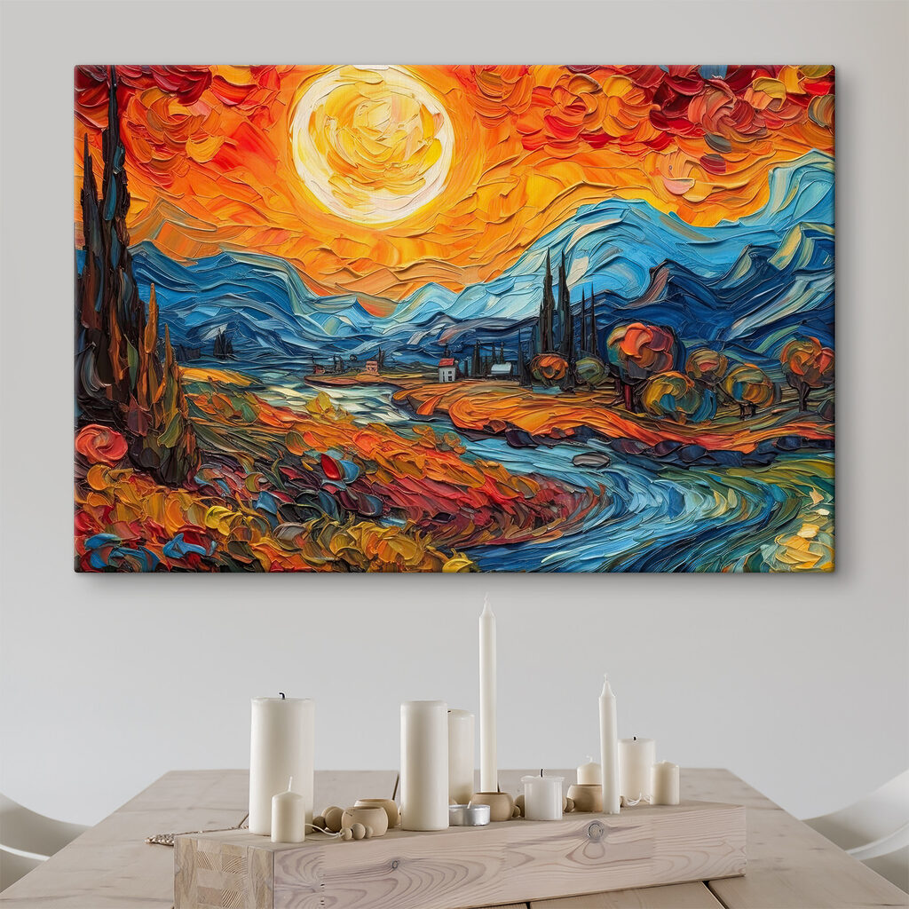 Sol sobre colinas onduladas — interior 3