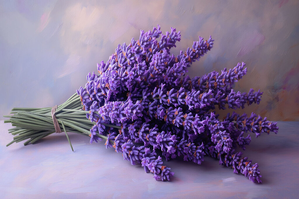 Ramillete de lavanda — diseño completo