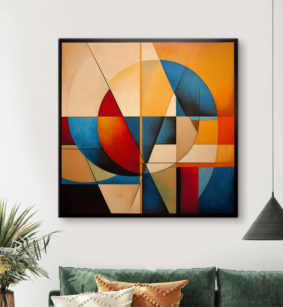 Círculo entre formas — interior 1