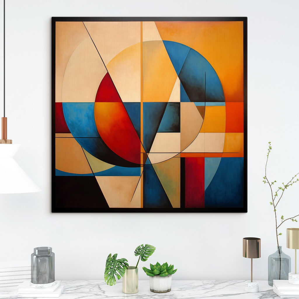Círculo entre formas — interior 4