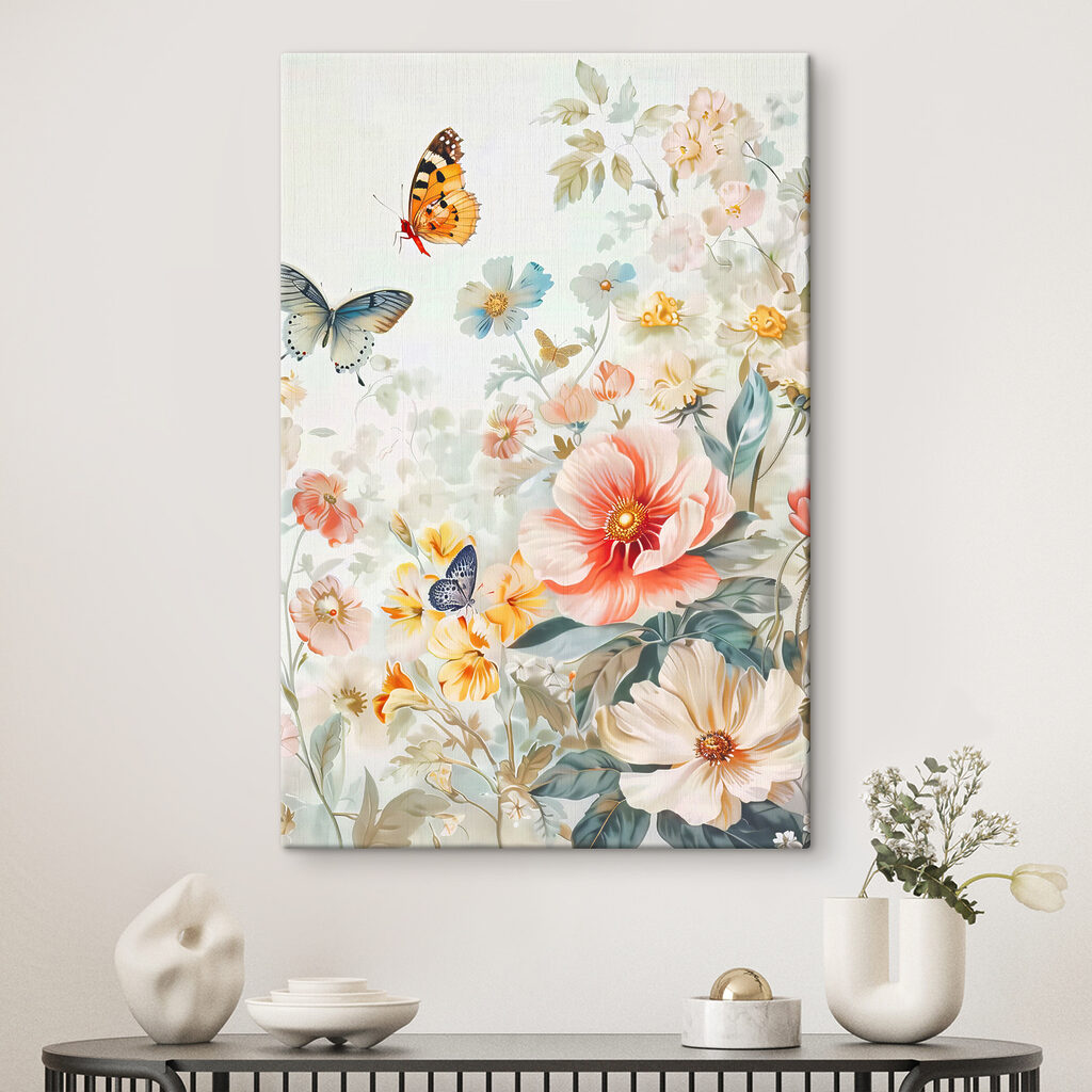 Mariposas en jardín ligero — interior 2