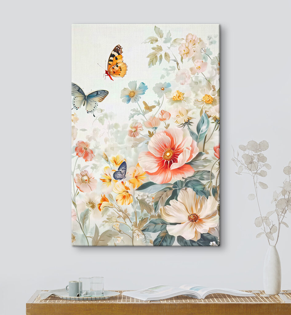 Mariposas en jardín ligero — interior 1
