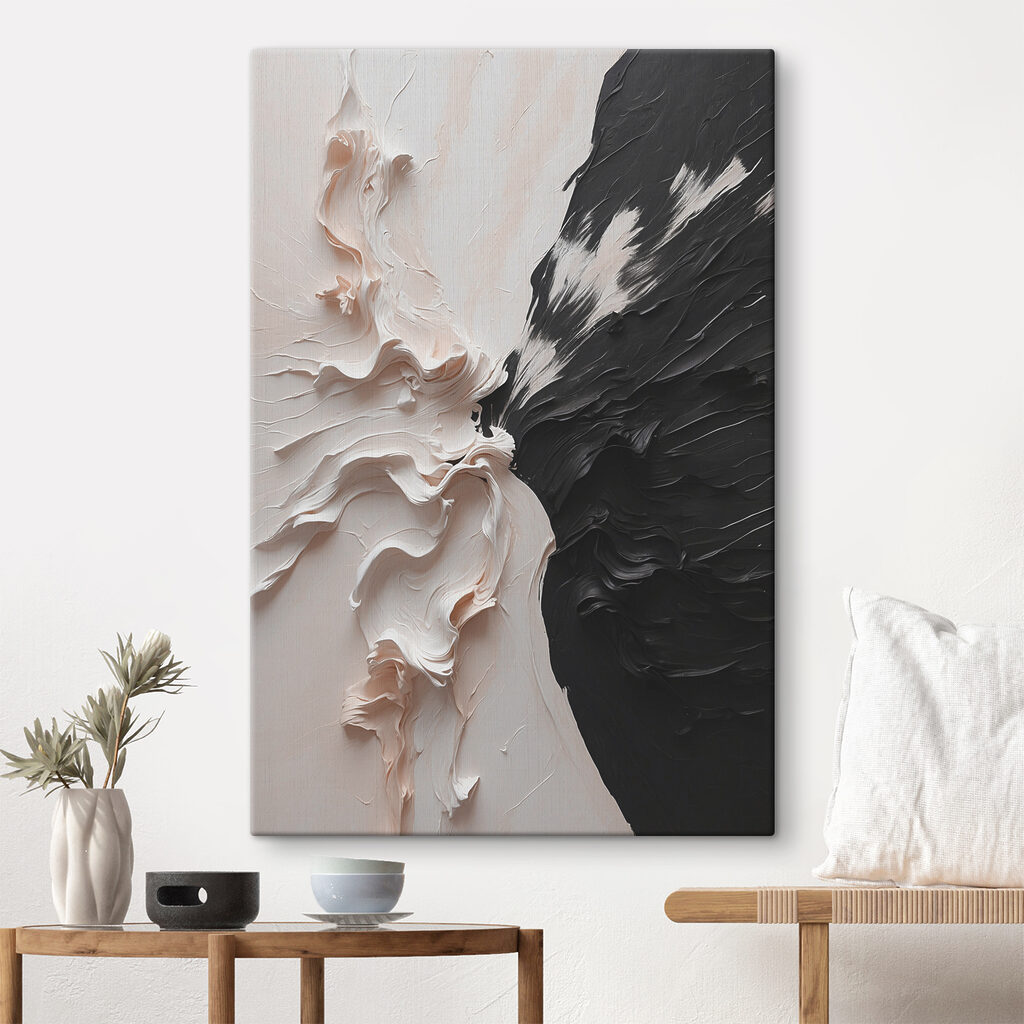 Pétalos sobre negro — interior 1