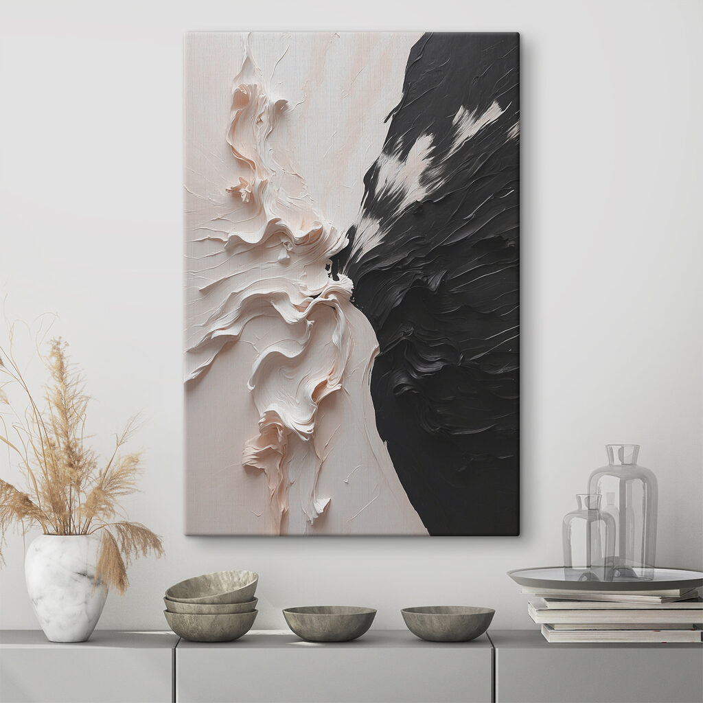 Pétalos sobre negro — interior 3