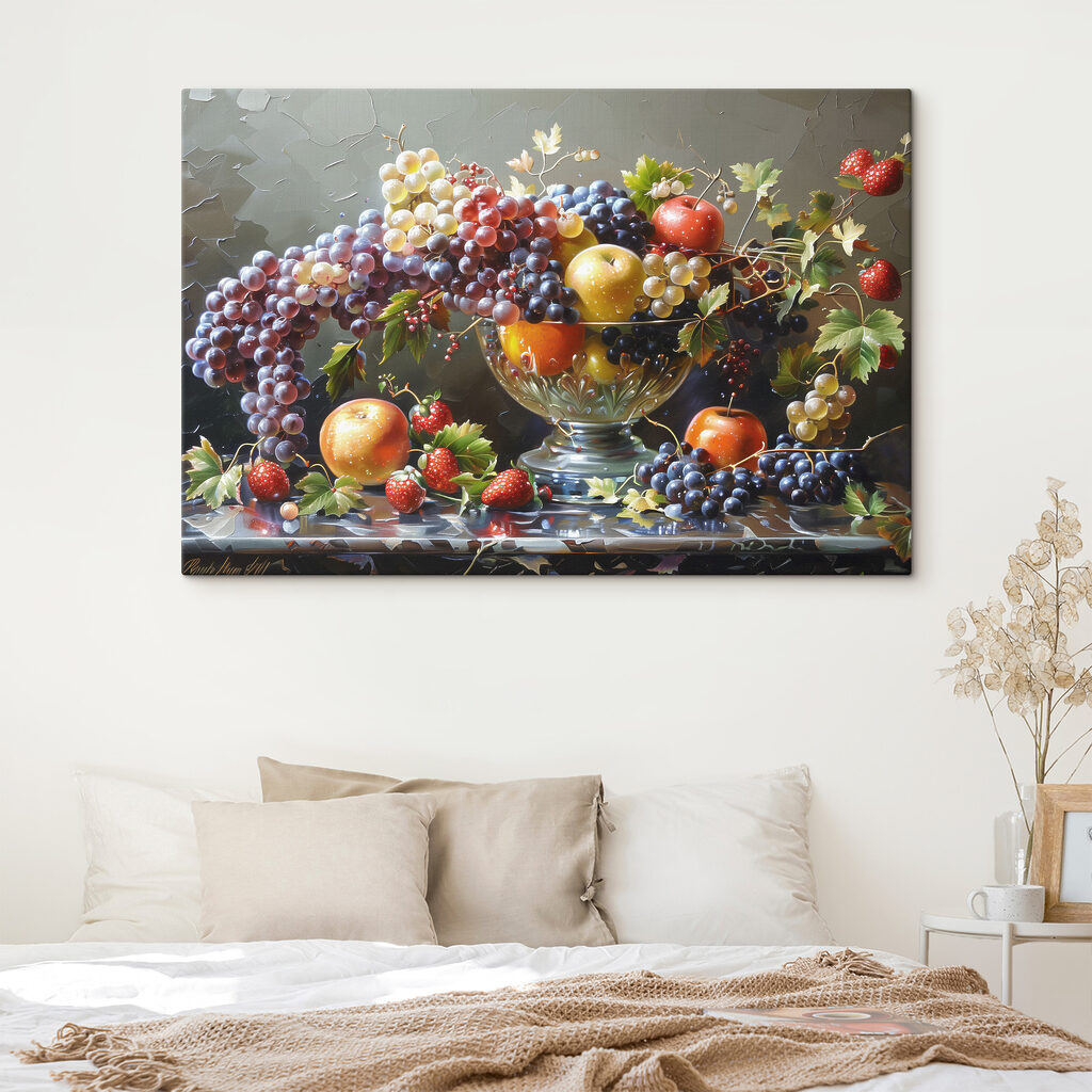 Uvas en un frutero — interior 2