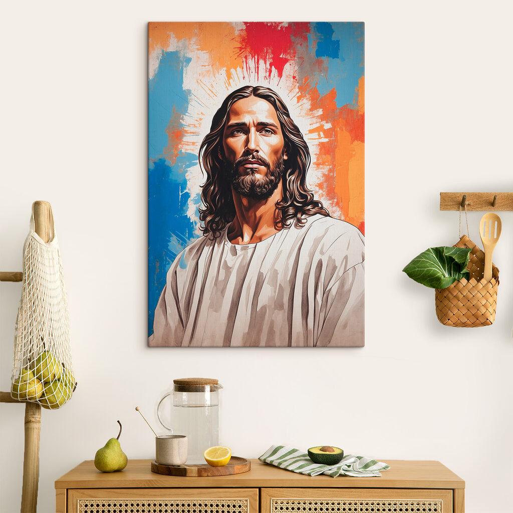 Hombre con aureola — interior 1
