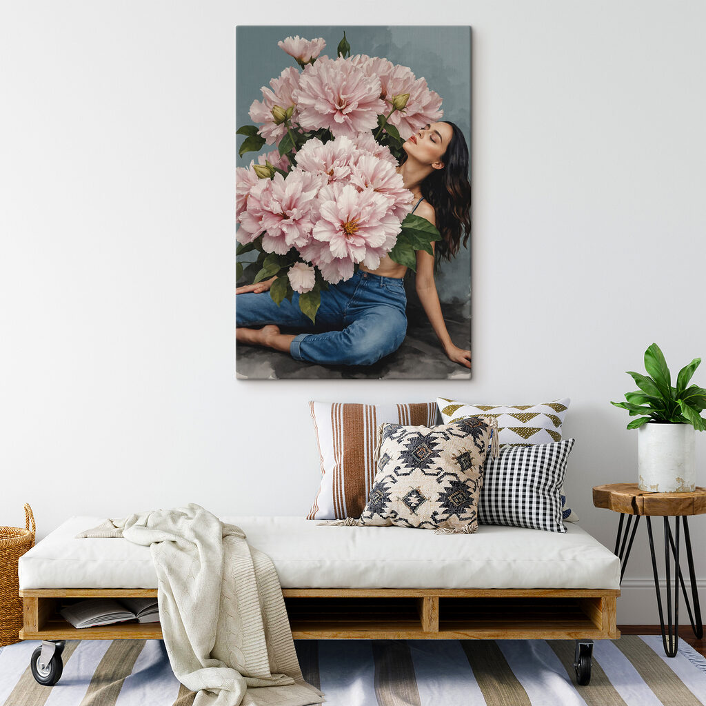 Tras peonías rosas — interior 2