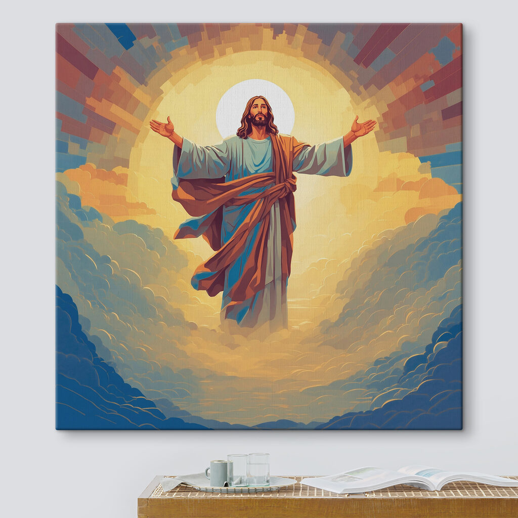 Jesús de brazos abiertos — interior 1