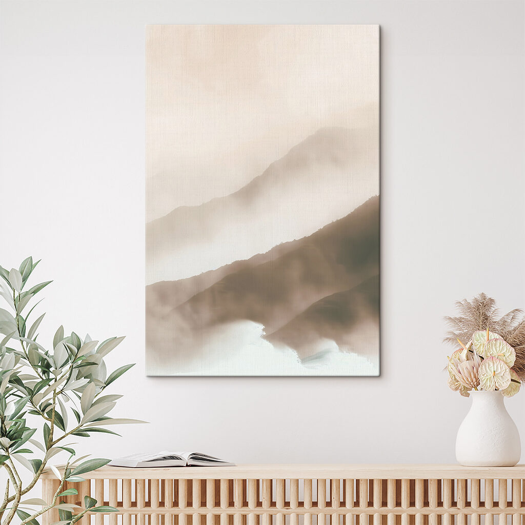 Montañas entre la niebla — interior 1