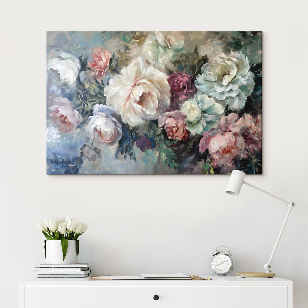Rosas en tonos apagados — interior 2