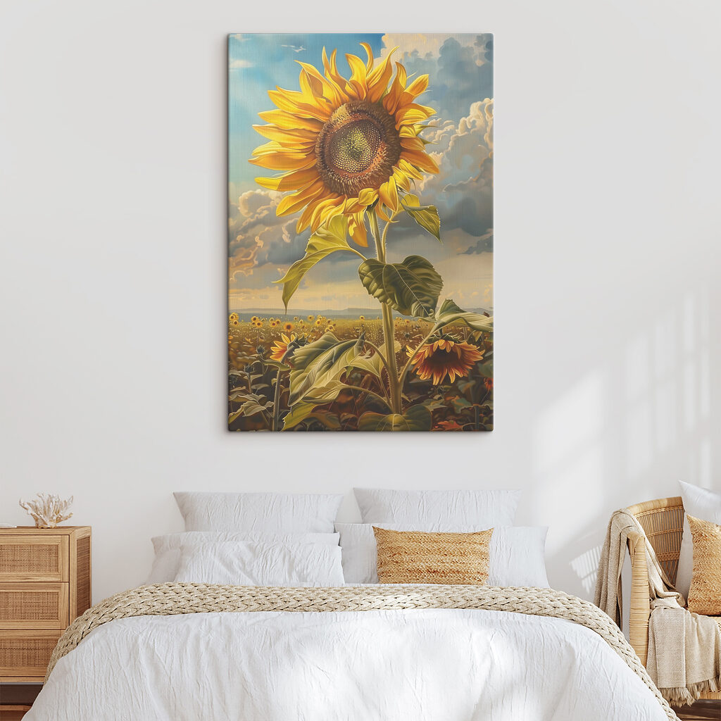 Girasol sobre el campo — interior 2