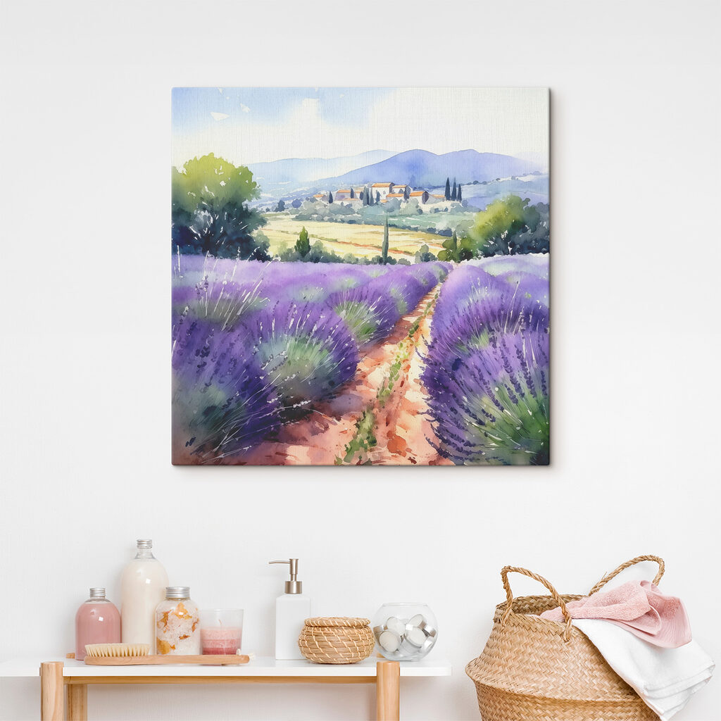 Camino entre lavanda — interior 2