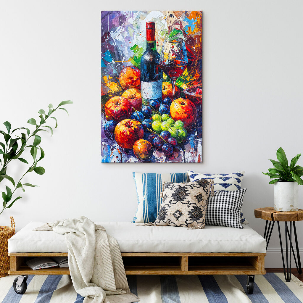 Vino entre frutas — interior 2