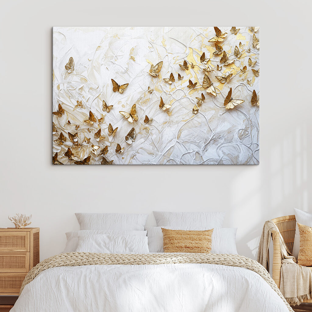 Mariposas sobre blanco — interior 2