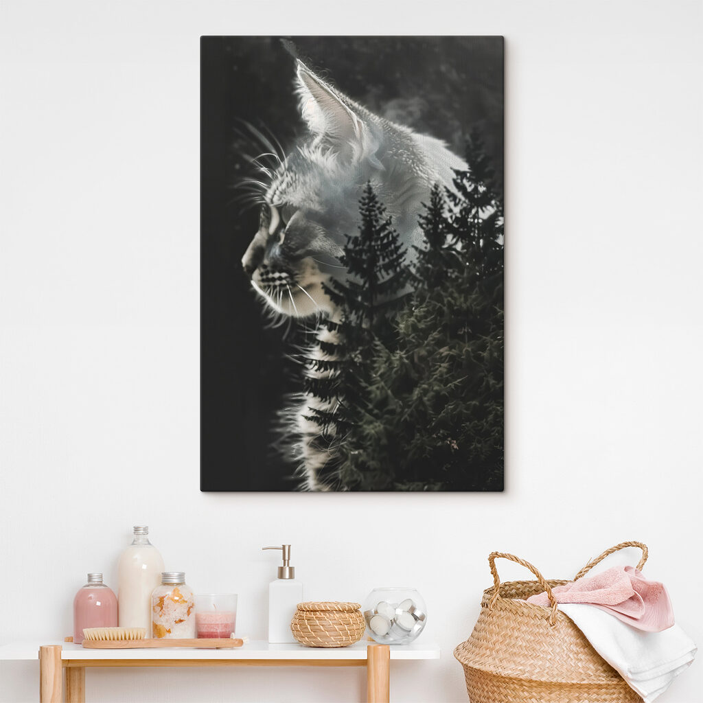 Gato en el bosque — interior 3