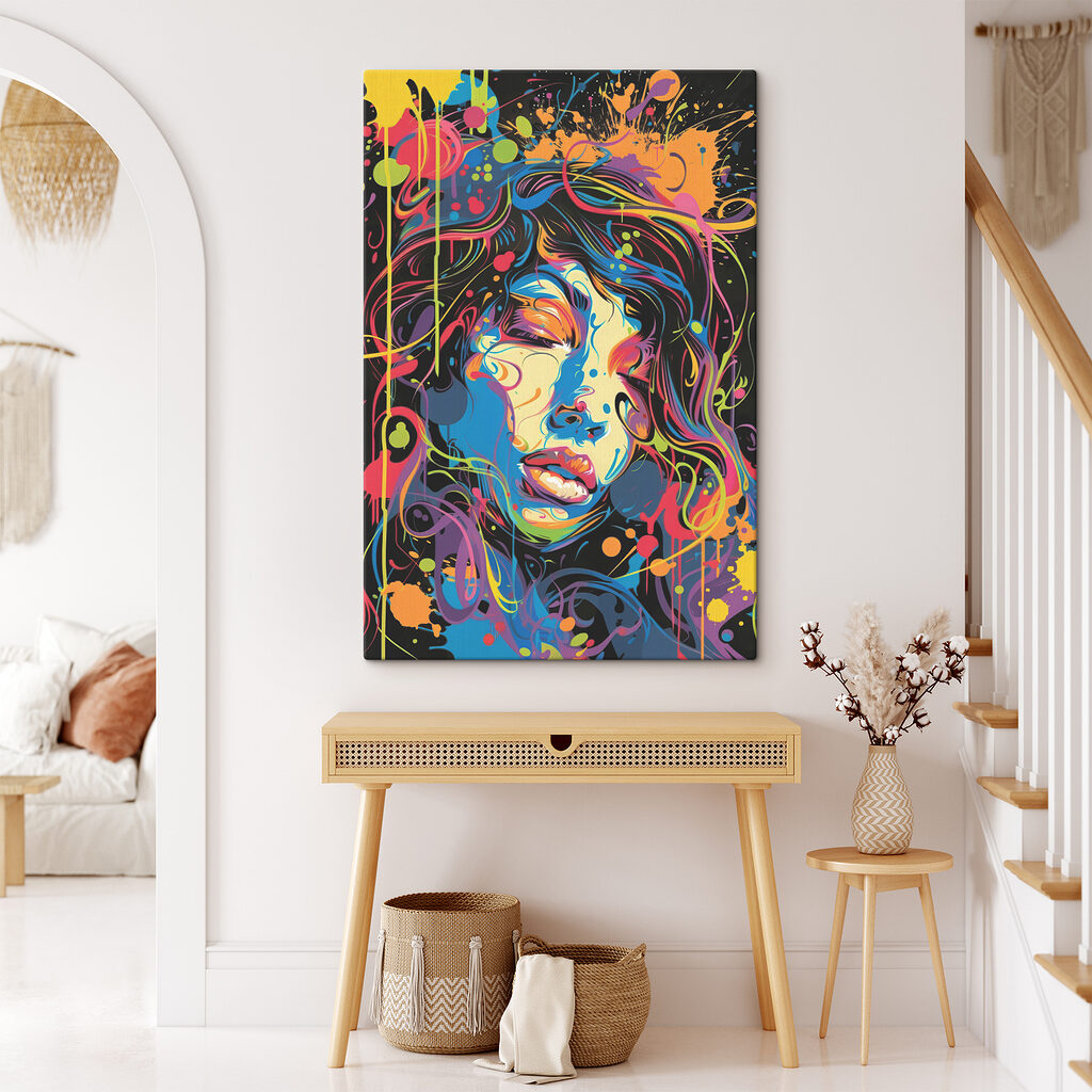 Rostro de colores — interior 3