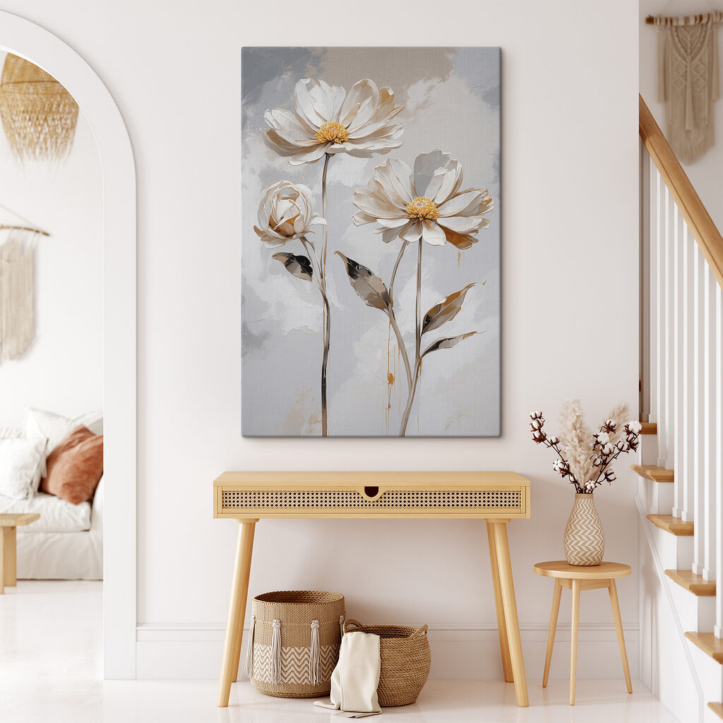 Dos flores blancas — interior 1