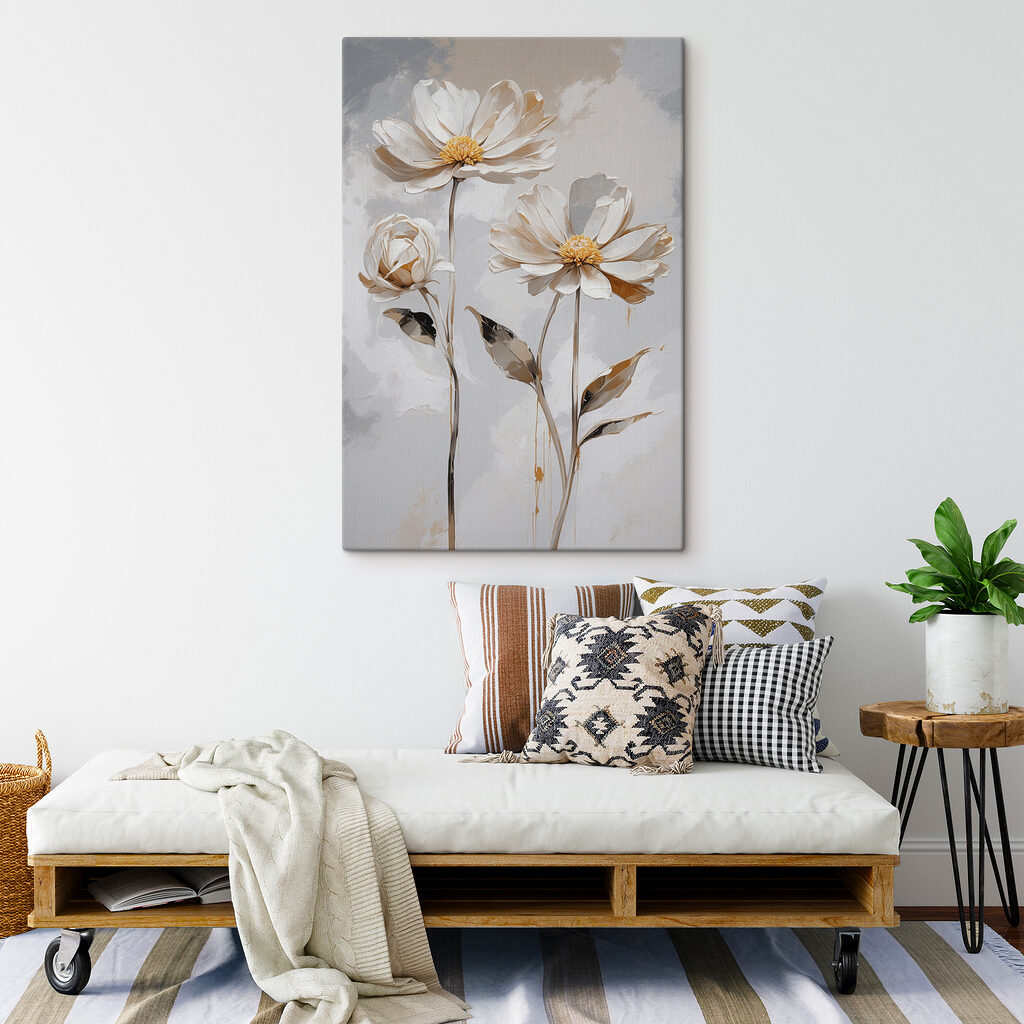 Dos flores blancas — interior 2