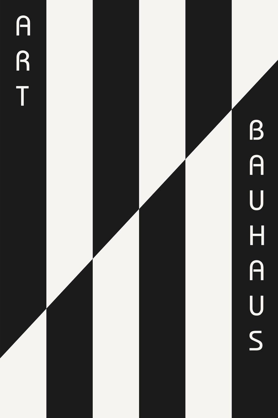 Franjas blanco y negro — diseño completo