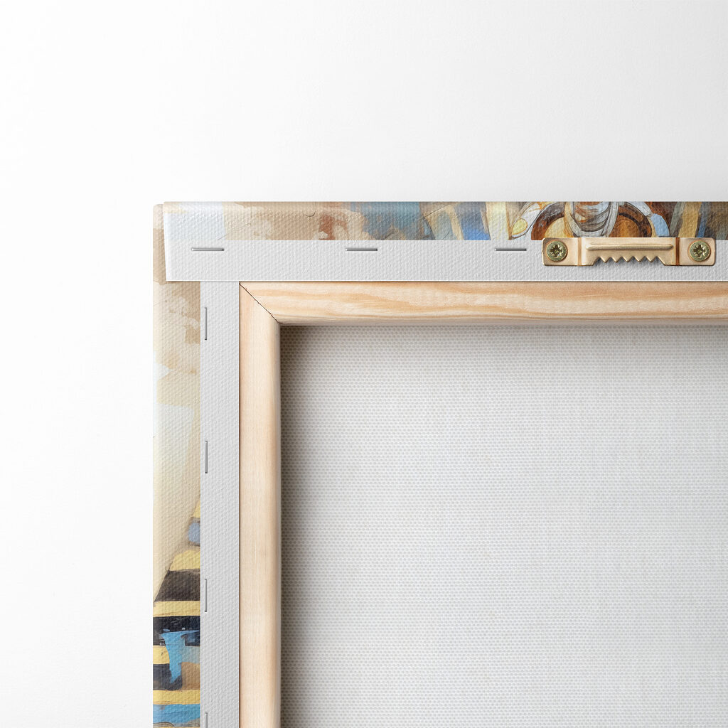 Faraón en pintura cálida — parte trasera