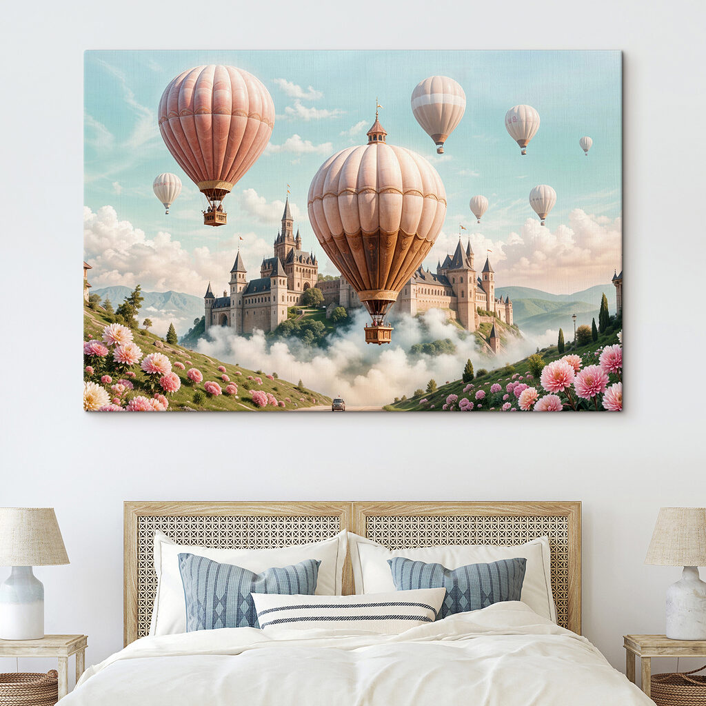 Globos sobre castillo soñado — interior 2