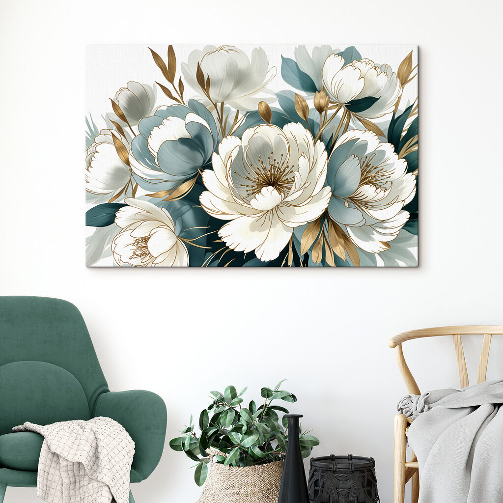 Flores blancas, sombras azules — interior 2