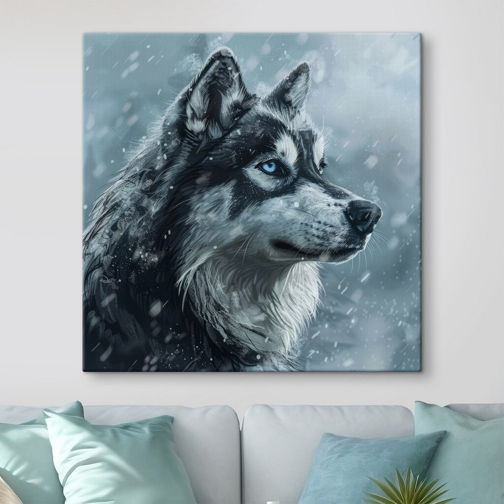 Husky en la nieve — interior 4