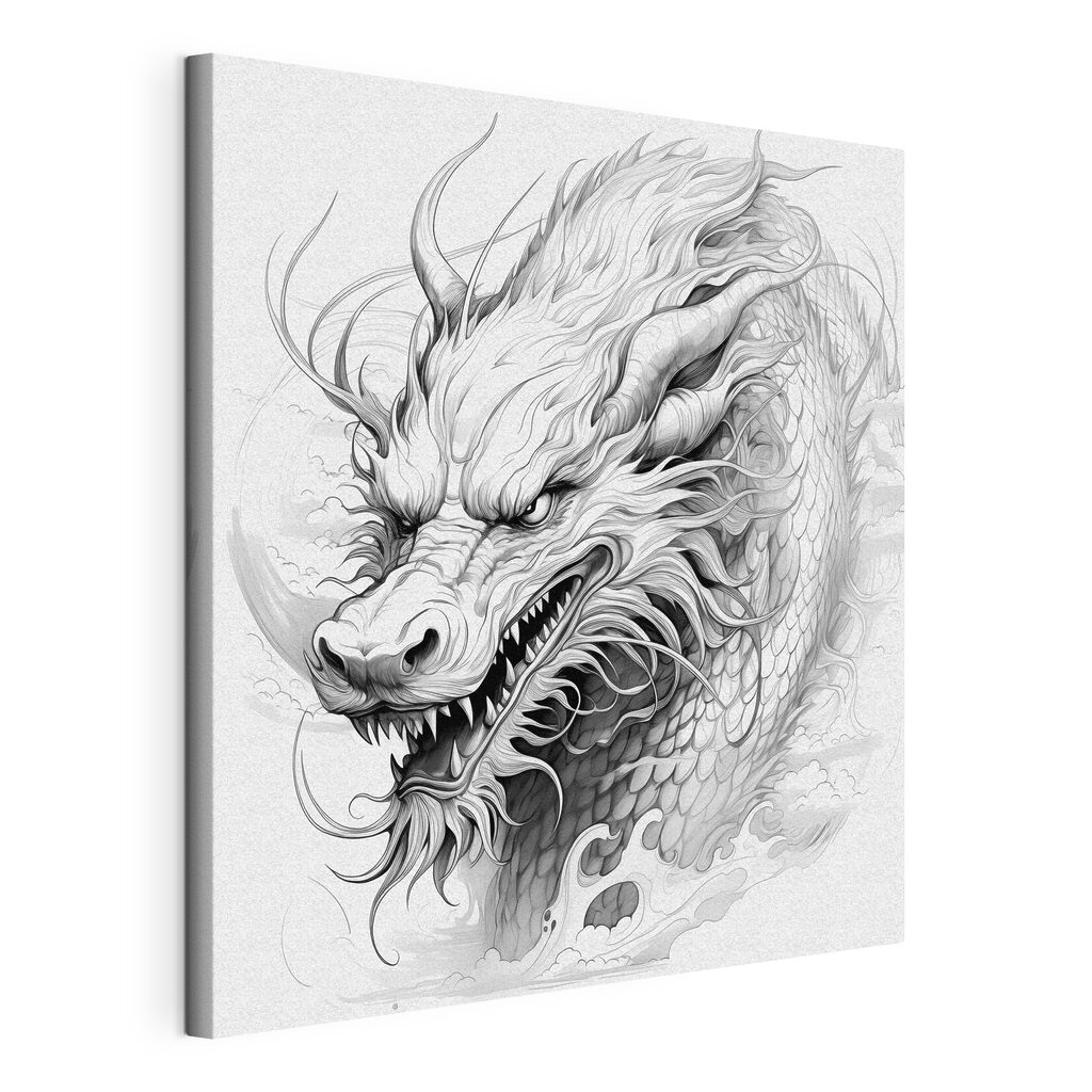 Dragón a lápiz — vista del producto