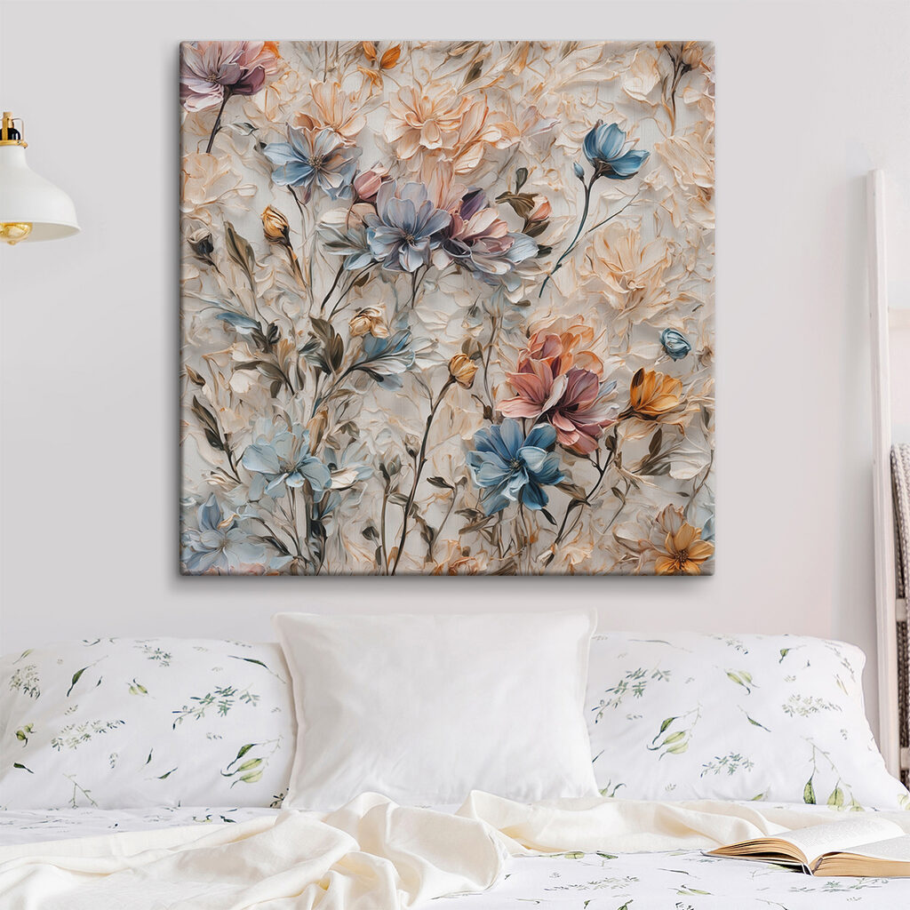 Flores pequeñas en pastel — interior 1