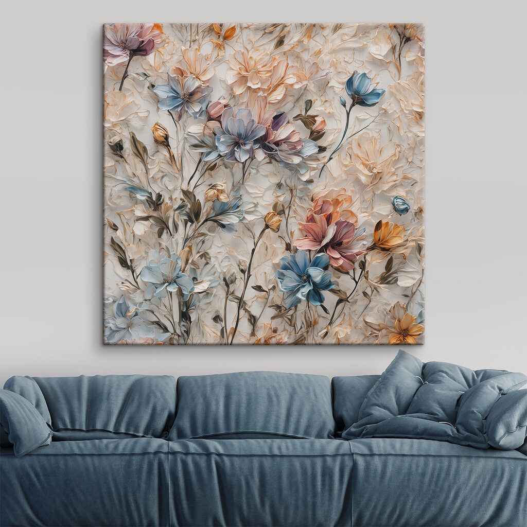 Flores pequeñas en pastel — interior 2