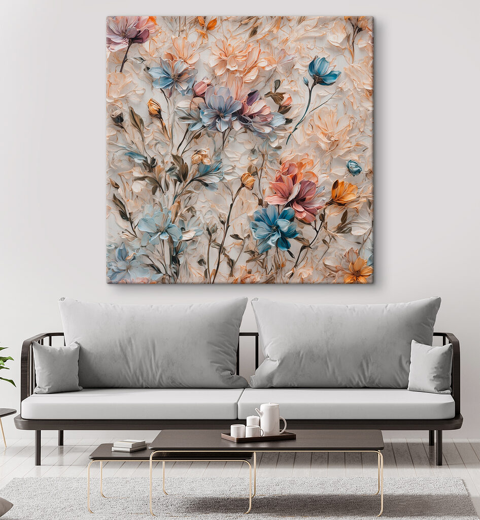 Flores pequeñas en pastel — interior 3