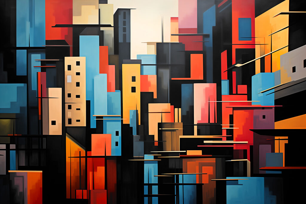 Ciudad de bloques — diseño completo