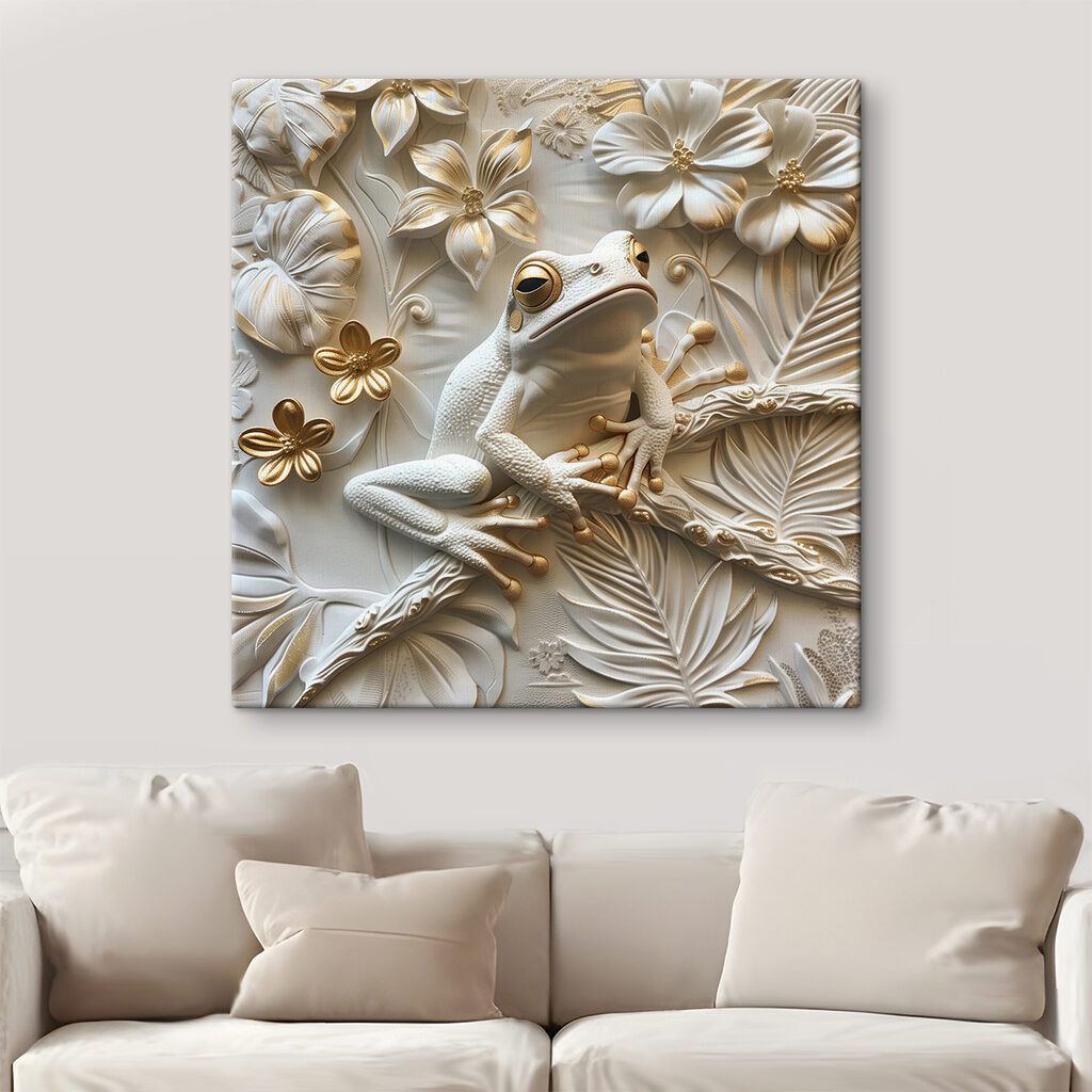 Rana entre flores — interior 1