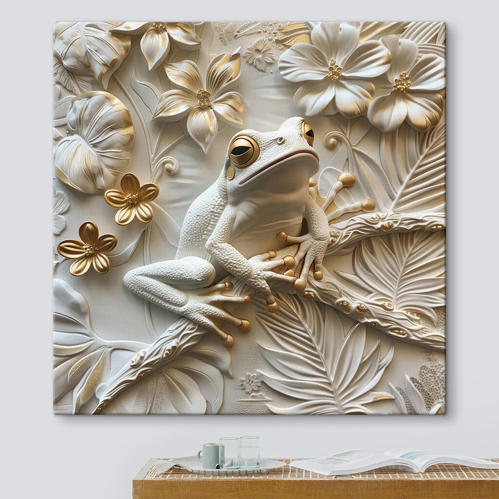 Rana entre flores — interior 3