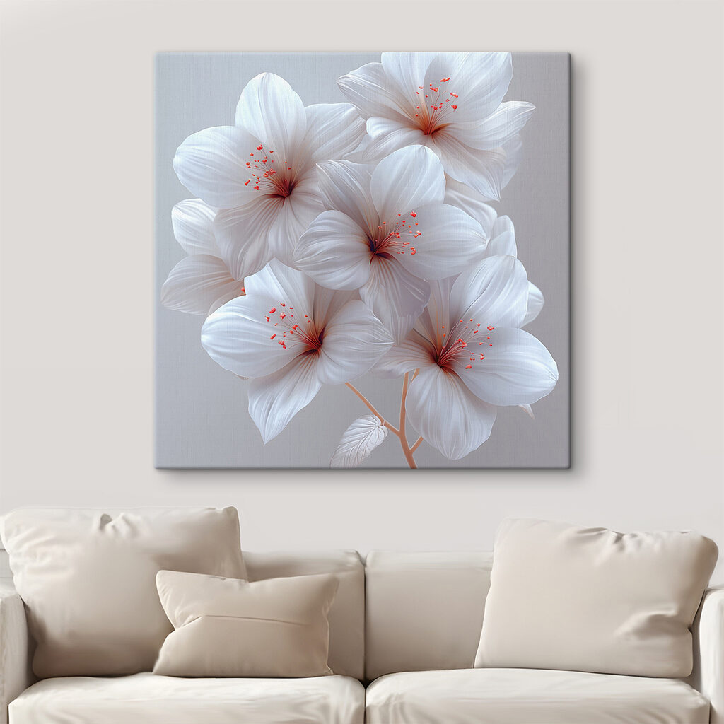 Flores con motas rosas — interior 1