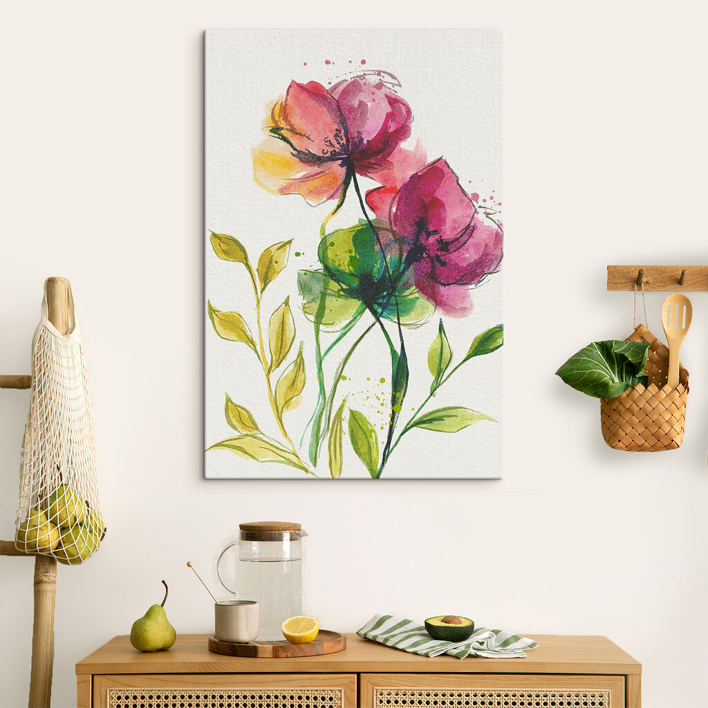 Flores rosas y amarillas — interior 2