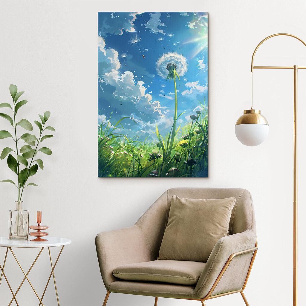 Diente de león celeste — interior 1