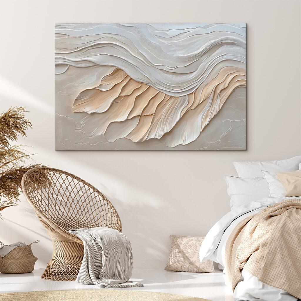 Capas blancas que ondulan — interior 2