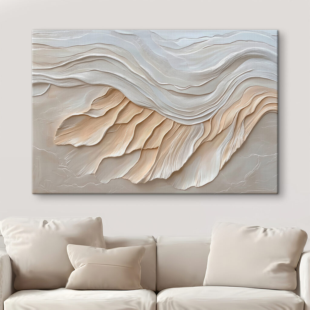 Capas blancas que ondulan — interior 1