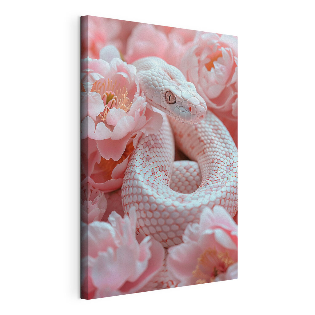 Serpiente entre rosas — vista del producto