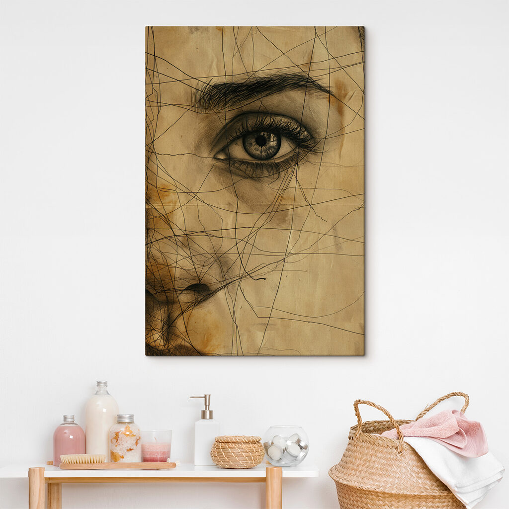 Ojo entre trazos — interior 2