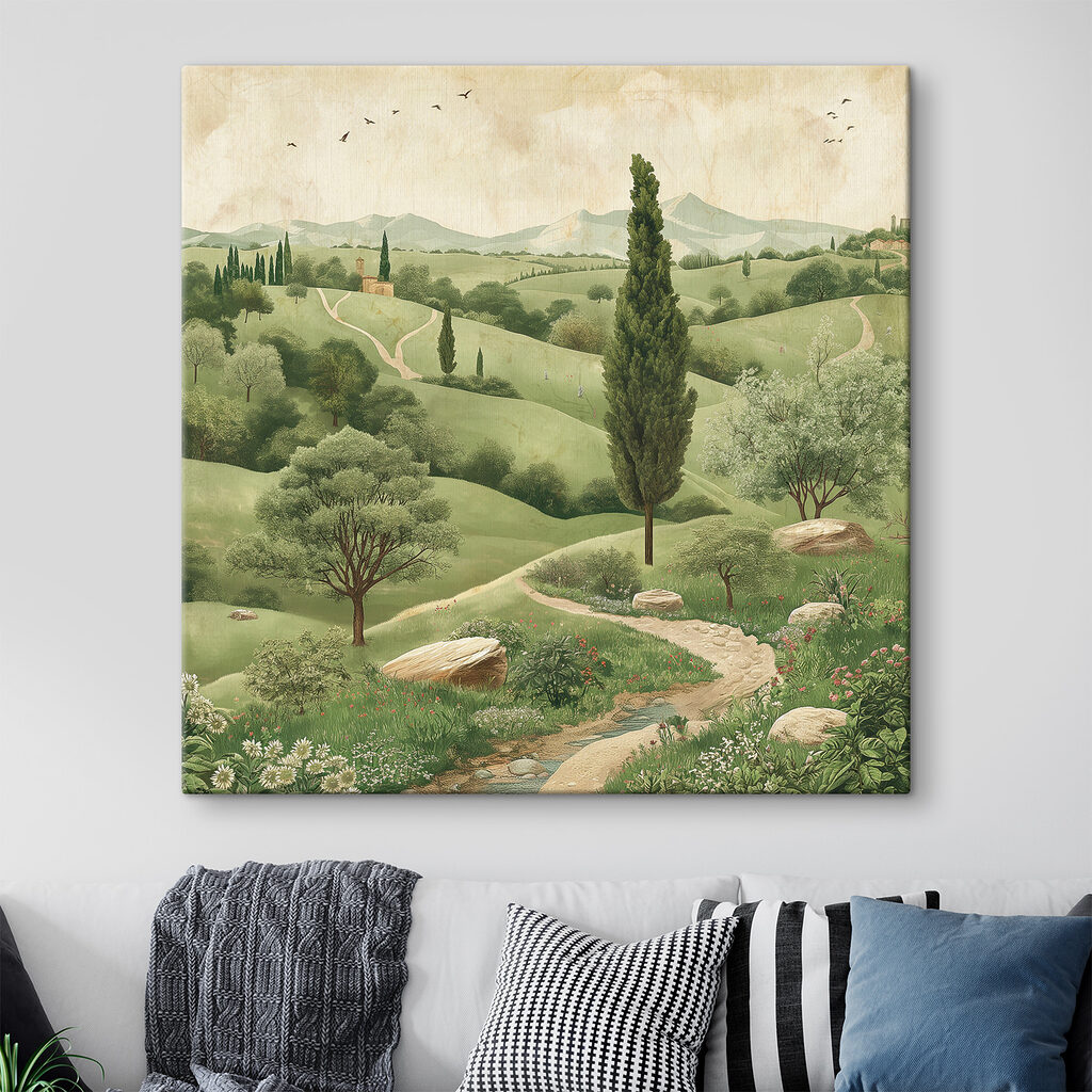 Ciprés junto a caminos — interior 2
