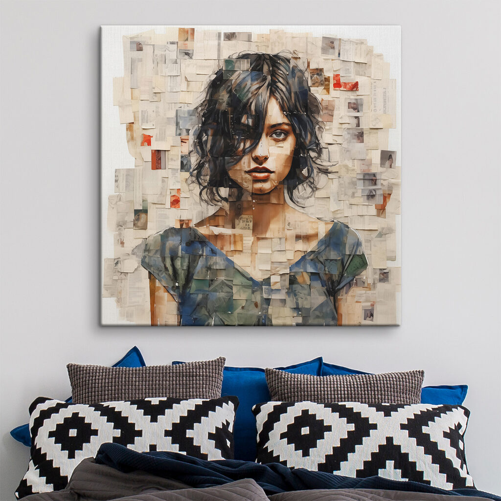 Retrato en fragmentos pálidos — interior 1