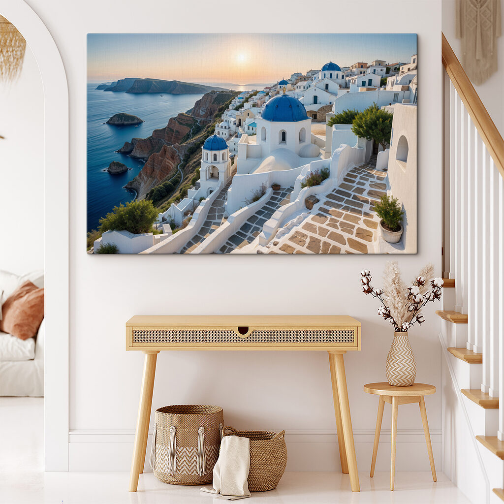 Cúpulas azules al atardecer — interior 1