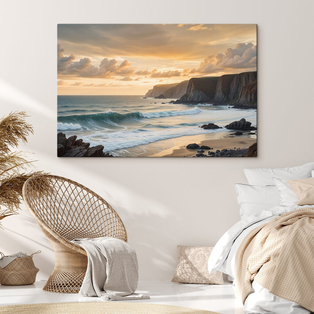 Olas junto a acantilados — interior 1