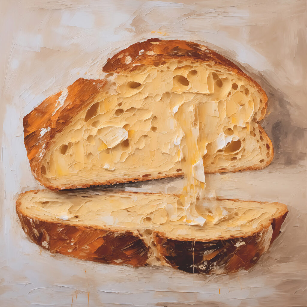 Pan con mantequilla — diseño completo